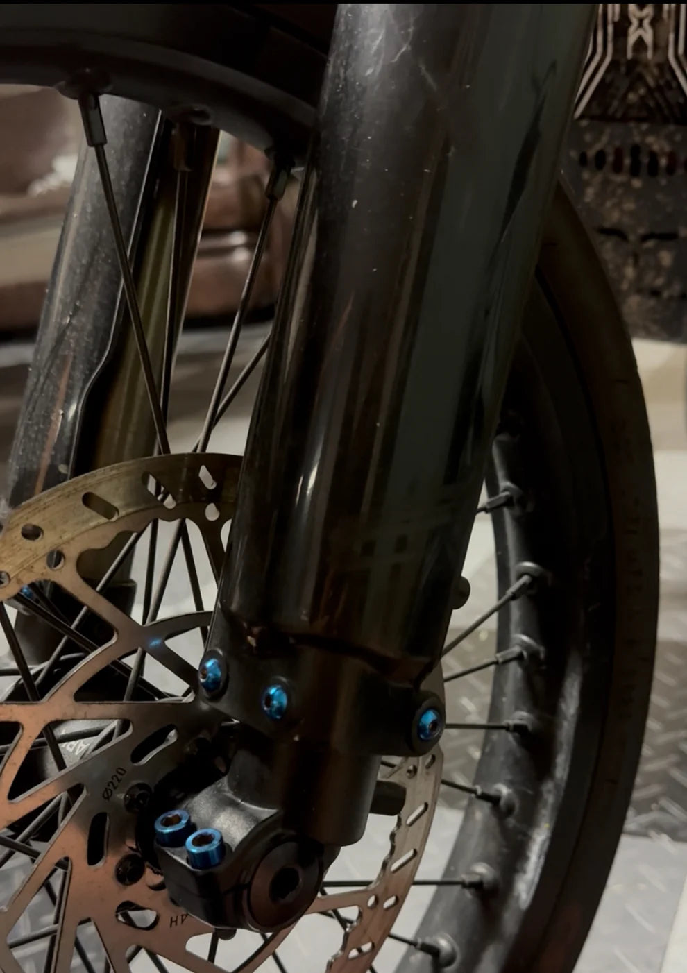 Titanium Fork Guard Bolts Any Emoto (Set of 6)