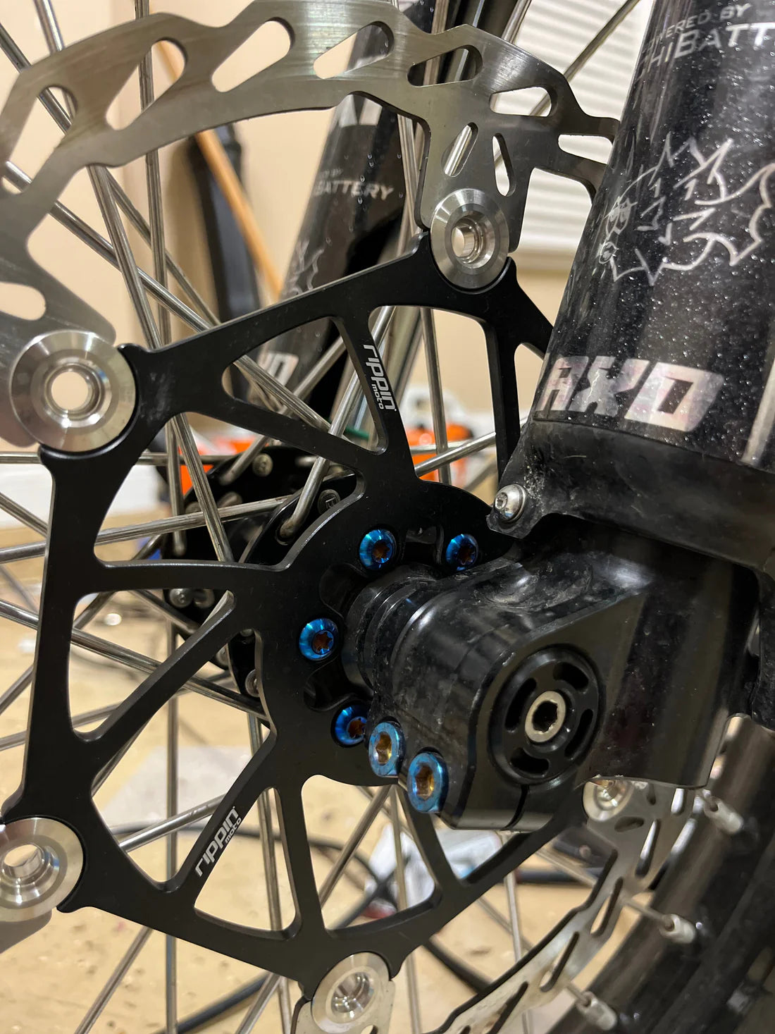 Titanium Front Rotor Bolts for Any Emoto (Set of 6)