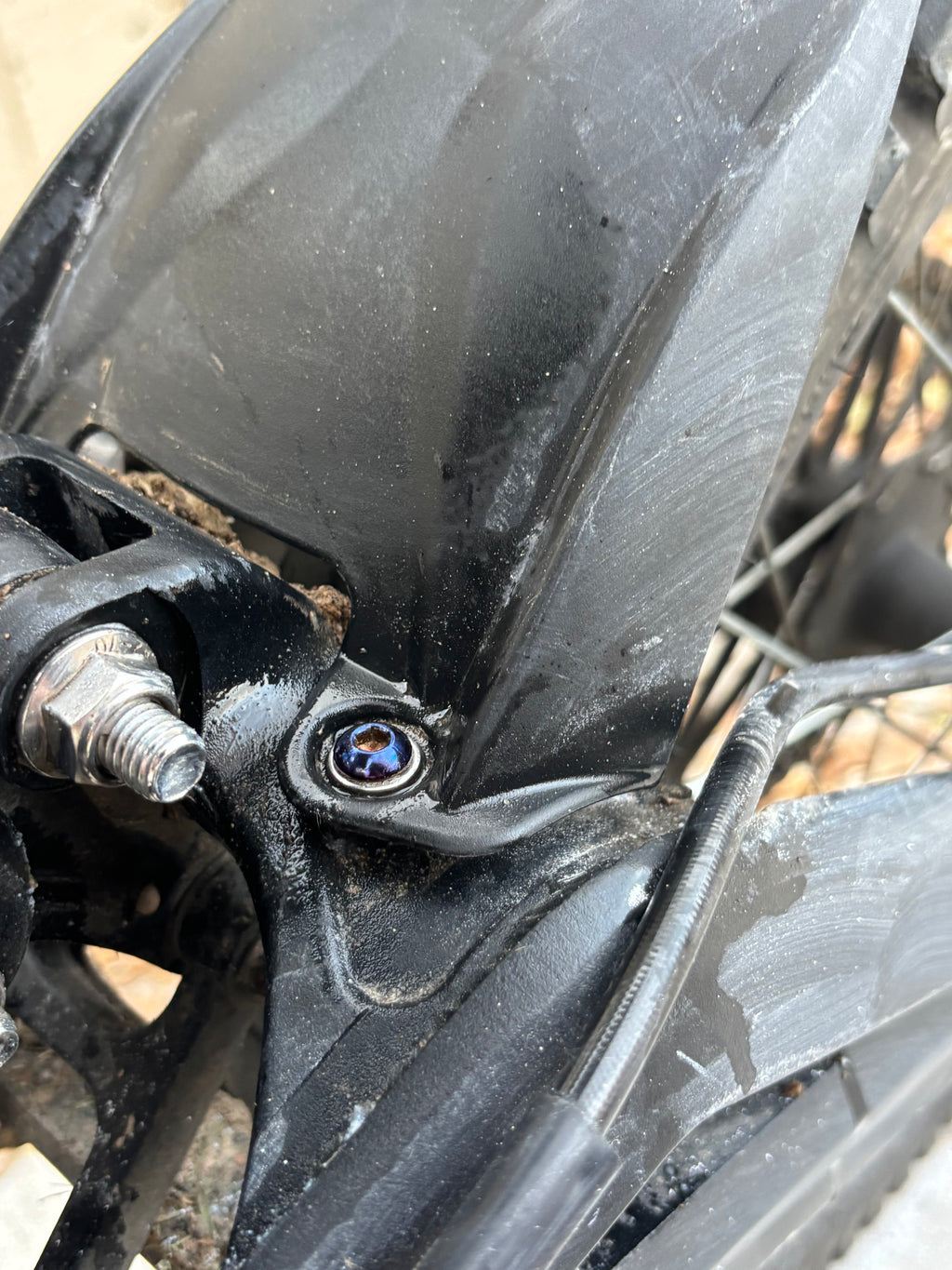 Titanium Mud Guard Bolts for Talaria Mx3/Mx4/Mx5pro (Set of 2)